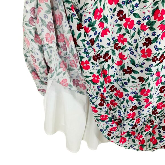 Old Navy White Floral print sleeveless Dress full figure SZ XXL tall Old Navy - Picture 8 of 15